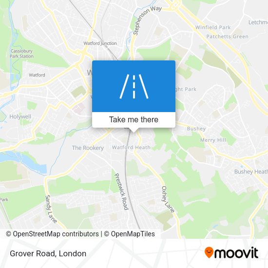 Grover Road map