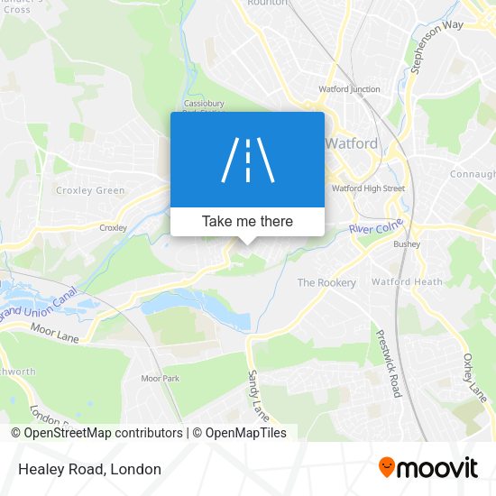 Healey Road map