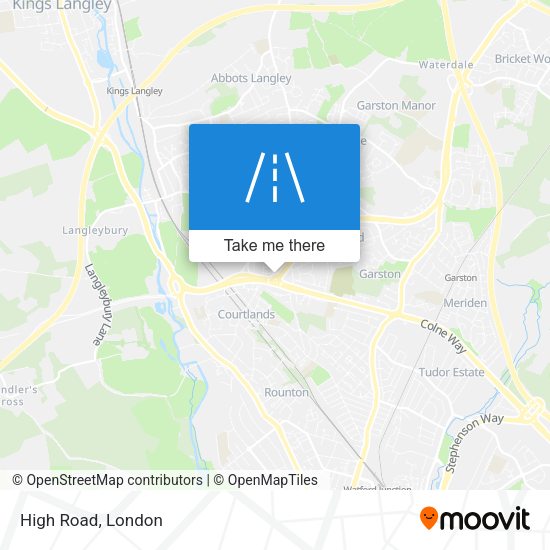 High Road map