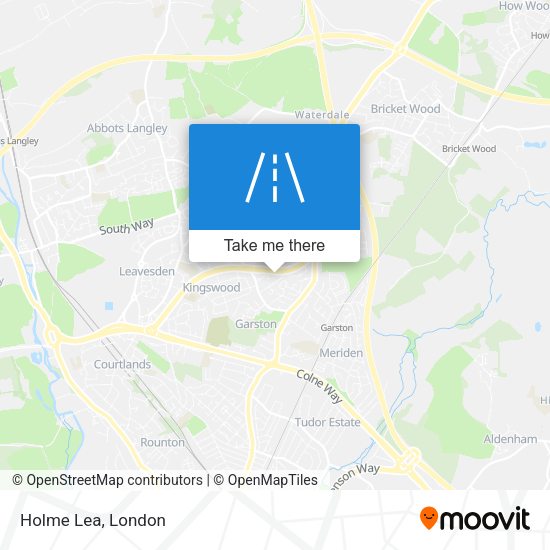 Holme Lea map