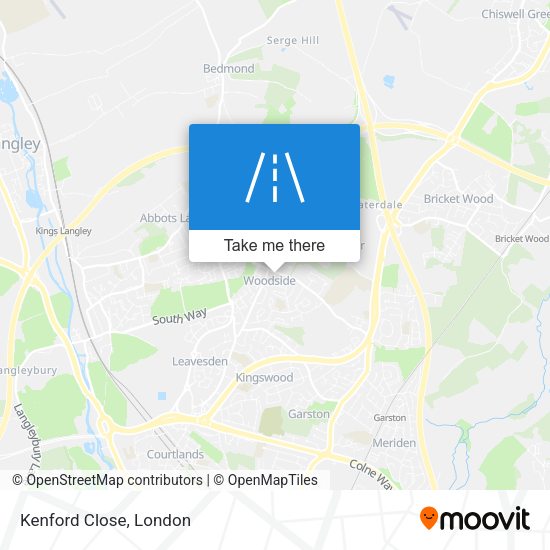 Kenford Close map