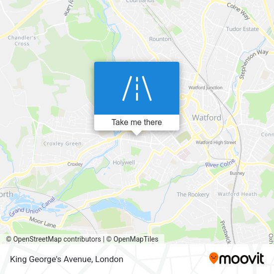 King George's Avenue map