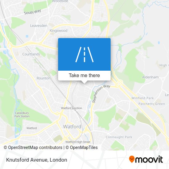 Knutsford Avenue map