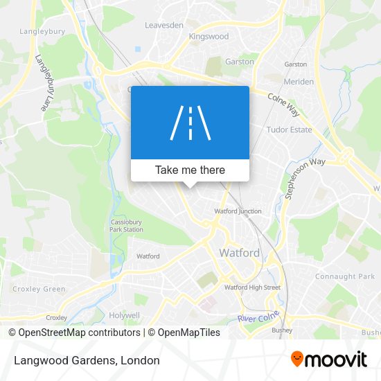 Langwood Gardens map