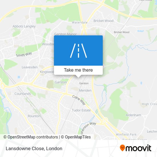 Lansdowne Close map