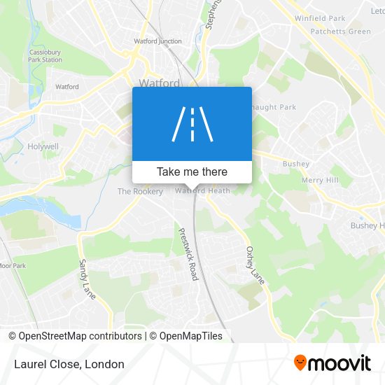 Laurel Close map