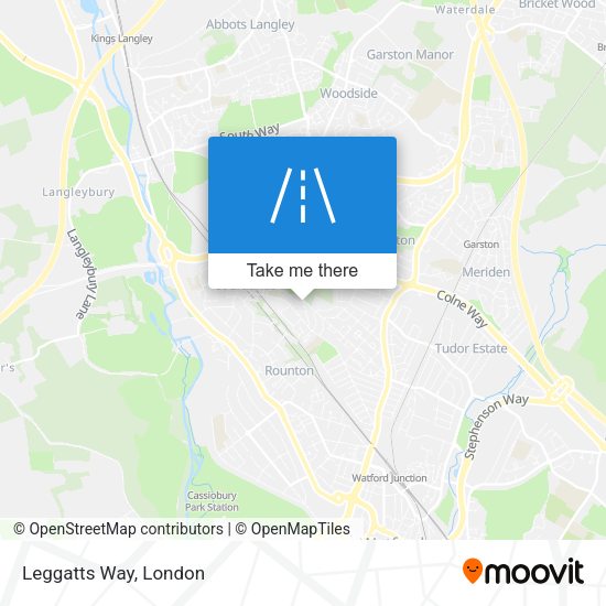 Leggatts Way map