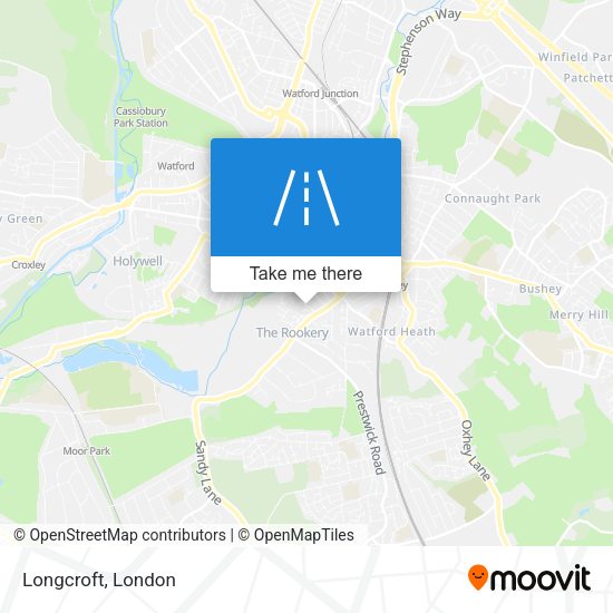 Longcroft map