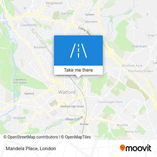 Mandela Place map