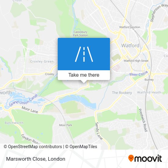 Marsworth Close map
