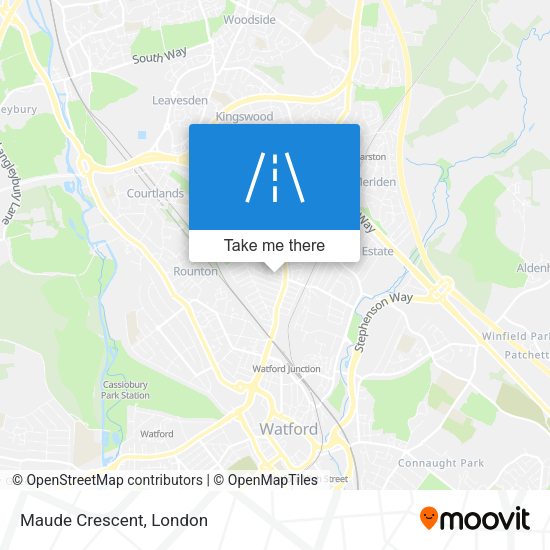 Maude Crescent map
