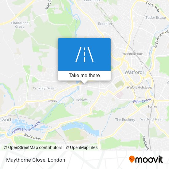 Maythorne Close map