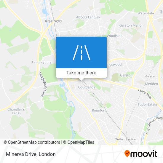 Minerva Drive map