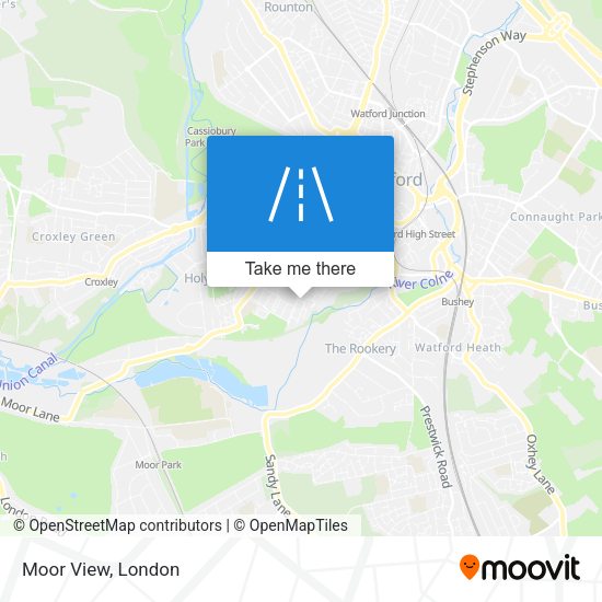 Moor View map