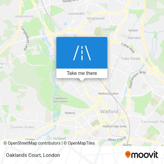Oaklands Court map