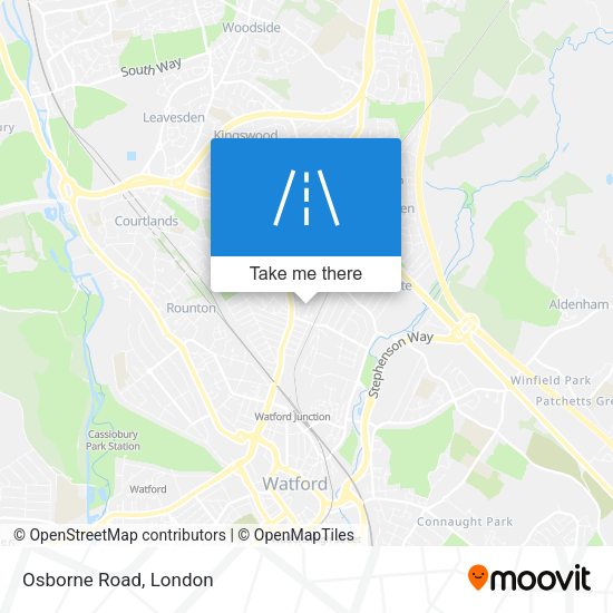 Osborne Road map