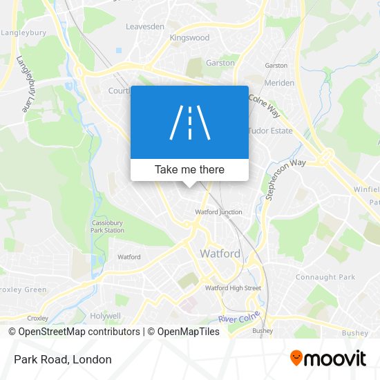 Park Road map