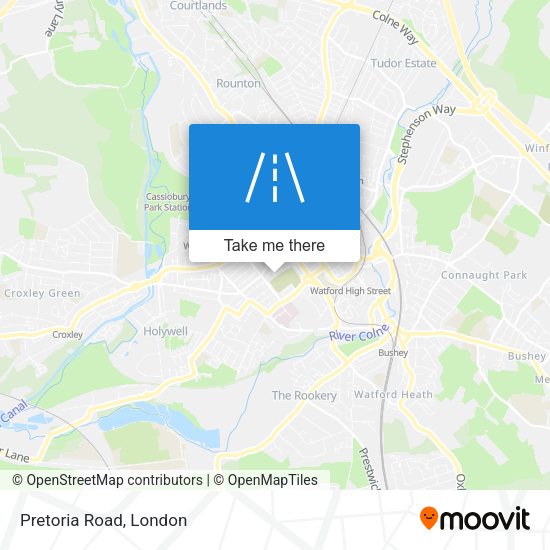Pretoria Road map