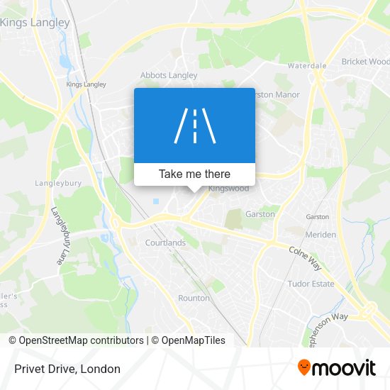 Privet Drive map