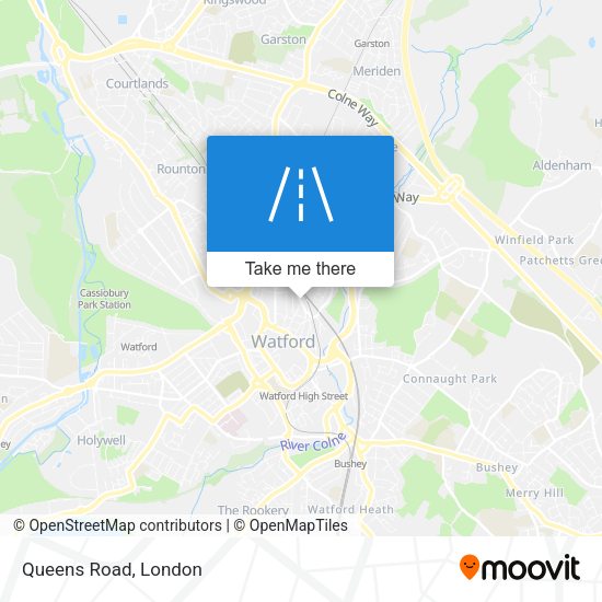 Queens Road map
