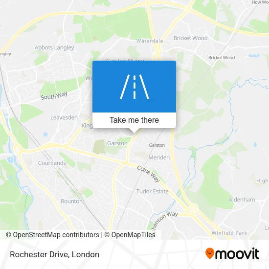 Rochester Drive map