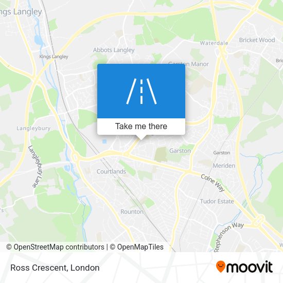 Ross Crescent map