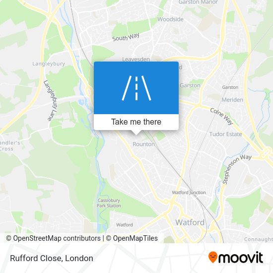 Rufford Close map