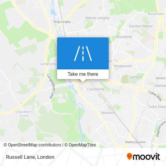 Russell Lane map