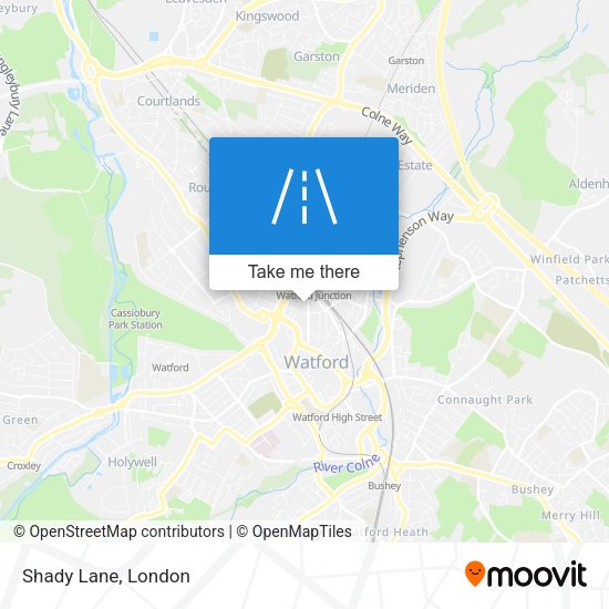 Shady Lane map