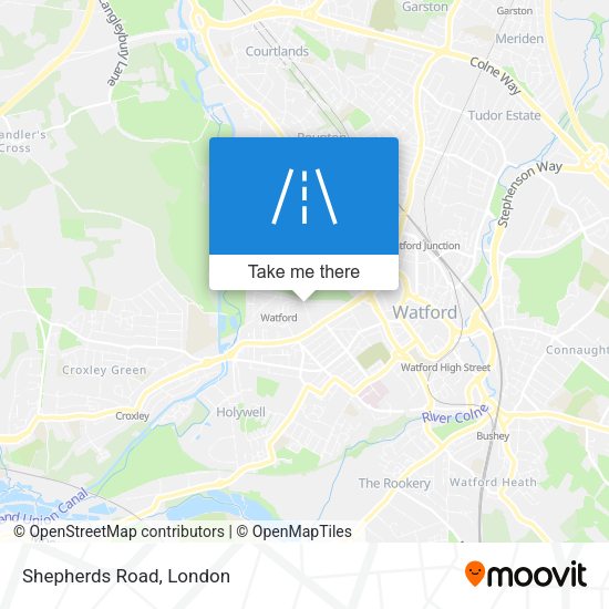 Shepherds Road map