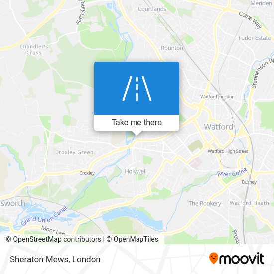 Sheraton Mews map