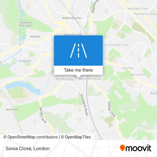 Sonia Close map
