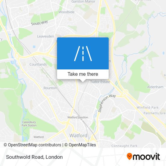 Southwold Road map
