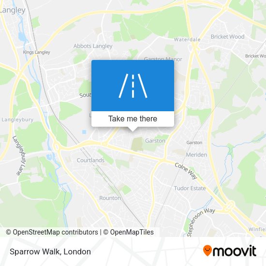 Sparrow Walk map