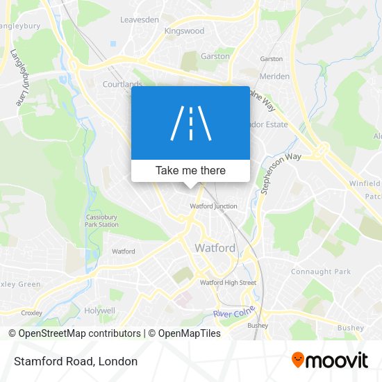 Stamford Road map