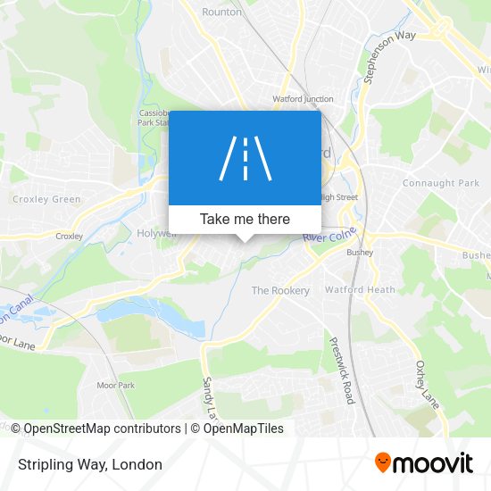 Stripling Way map