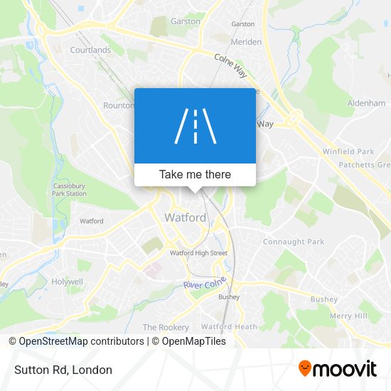 Sutton Rd map