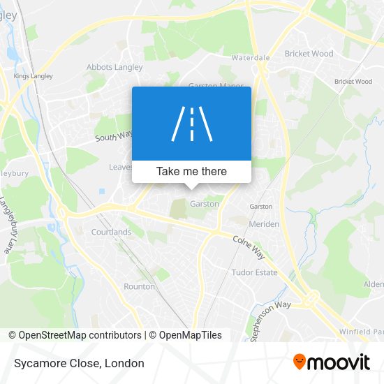 Sycamore Close map