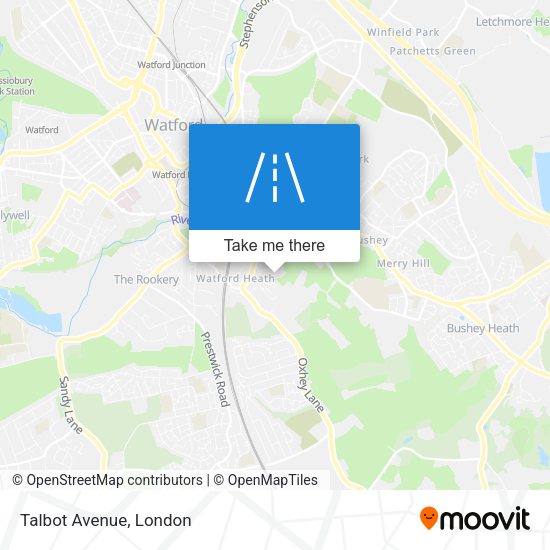 Talbot Avenue map