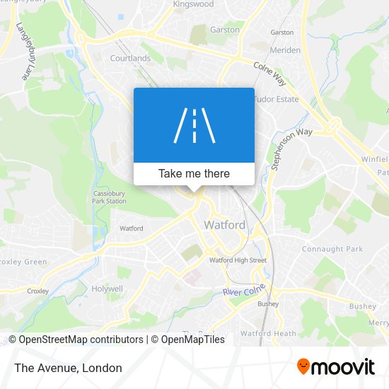 The Avenue map