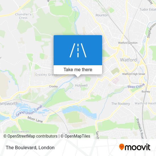 The Boulevard map