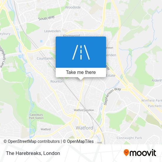 The Harebreaks map