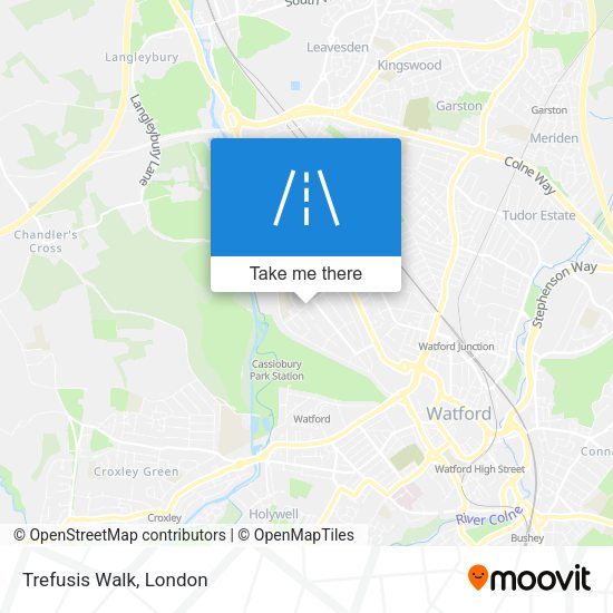 Trefusis Walk map