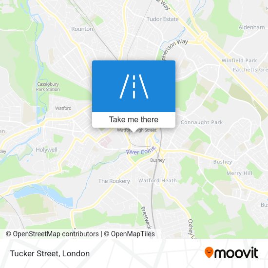 Tucker Street map