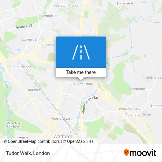 Tudor Walk map