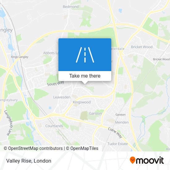 Valley Rise map