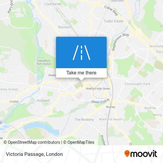 Victoria Passage map