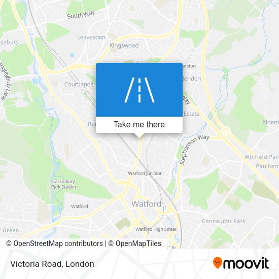 Victoria Road map
