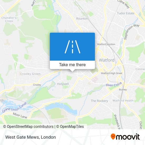 West Gate Mews map