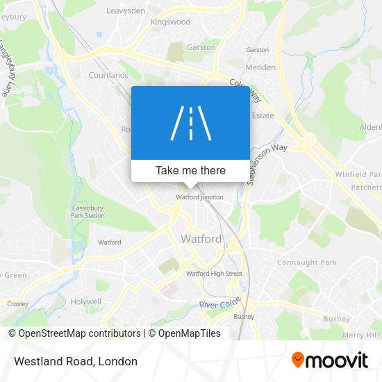 Westland Road map